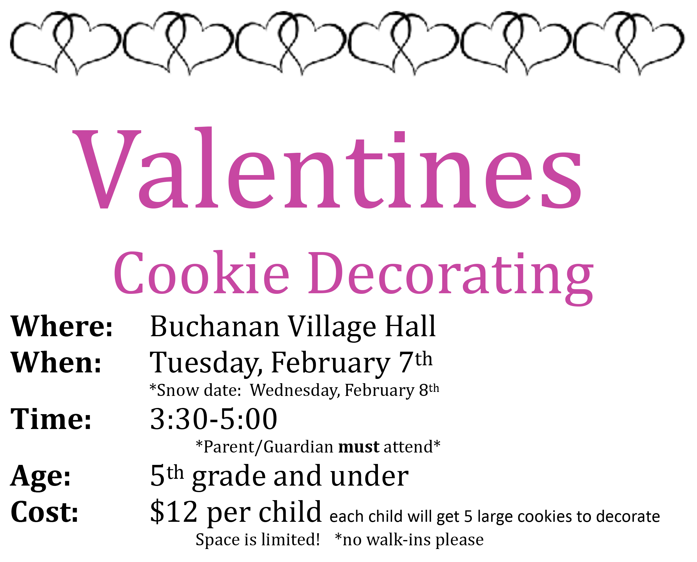 Valentine Cookie Decorating