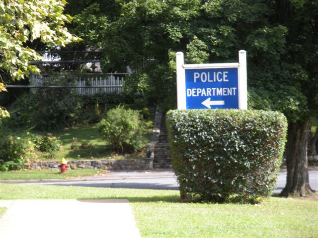 Police Department sign